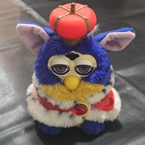 Tiger Electronics Royal Furby Special Limited Edition 2000 Blue Crown 70794